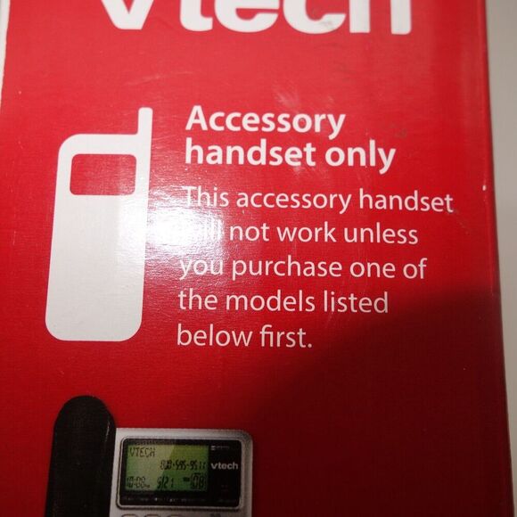 NEW VTech CS6609 Single Line Phone For CS6619 CS6629 CS6648 CS6649 Black READ - Picture 6 of 7